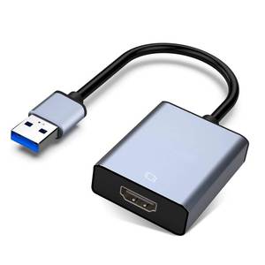 lot 20389 image: SVLRTEUD USB to HDMI Adapter, USB 3.02.0 to HDMI for Multiple Monitors 1080P Compatible with Windows XP781011 and Mac os, Grey