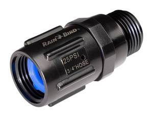 lot 20400 image: Rain Bird HT07525PSI Drip Irrigation 25 PSI Pressure Regulator, 34 Female Hose Thread x 34 Male Hose Thread