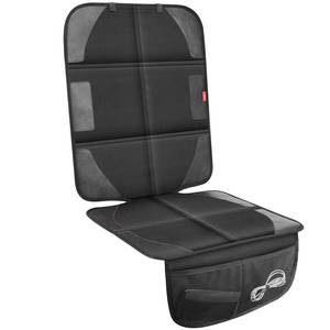 lot 20438 image: LUILANC Car Seat Protector with Thickest Padding,Waterproof 600D with Storage Pockets,Non-Slip Pets Fabric Child Baby Cover Leather Reinforced Vehicle Seat 1 Pack (Black)