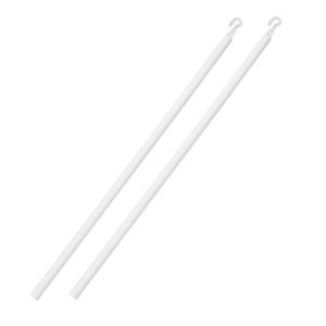 lot 20461 image: 24 Inch Horizontal Window Blind Wand Replacement with Hook Plastic Spliceable Vertical Blinds Rod Replacement Blinds Stick Replacement