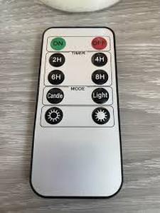 lot 20306 image: Tyawon 10-Key Flameless Candle Remote Control 2468H Flameless Candles Timer (Not Universal)