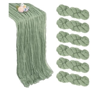 lot 1178 image: Green braided cloth decoration for parties weddings etc