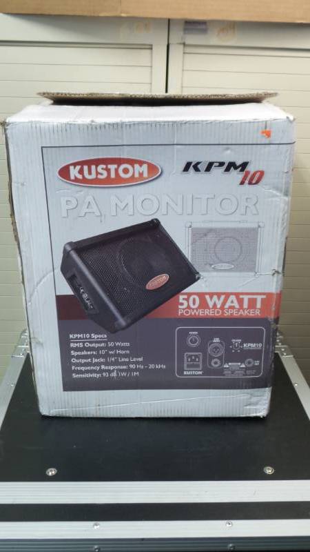 kustom 50 watt powered monitor