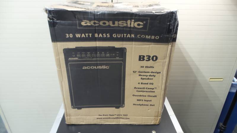 lot 1013 image: Acoustic B30 Bass Guitar Combo