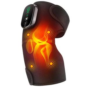 lot 2407 image: Cordless Heated Knee Massager for Pain Relief, FSA Eligible HSA 2026 Upgrade 4-Motor Full-Coverage Vibration & Heat, XL Heating Knee Brace for Targeted Pain Relief in Knee, Shoulder & Elbow, 5 Heat Levels & 5 Massage Modes
