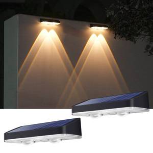 lot 2408 image: XmnSoly Solar Lights Outdoor Waterproof 3000K4000K6000K 3 Modes Solar Powered Dusk to Dawn Lighting for Mailbox, House Number, Address, Sign(2 Pack)