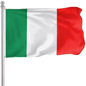 lot 2416 image: FLGCLUB Italy Italian Flag 3x5 Ft Outdoor, Vibrant Color Fade Resistant Italy Flags Polyster Double Stitched, Italian National Flag Canvas Header and Brass Grommets
