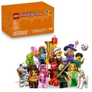 lot 2442 image: LEGO Minifigures Series 29 6 Pack - Mystery Box Multipack - Birthday Party Favors for Boys & Girls, Ages 6 - Goodie Bag Stuffers for Kids - 66814