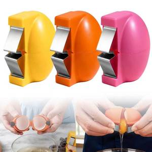 lot 2466 image: 3PCS Egg Shell Opener,2026 Upgrade Stainless Steel Egg Cracker Tool,Multifunctional Egg Shell Opener for Raw & Hard-Boiled Eggs,Handheld Kitchen Gadget for Easy Peeling & Separating