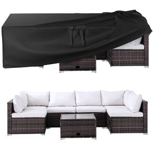lot 3697 image: Ruimoy Patio Furniture Covers, Outdoor Furniture Cover Waterproof, General Purpose, Outside Table and Chair Covers, Heavy Duty 600D (108 Inch L x 82 Inch W x 27.9 Inch H)
