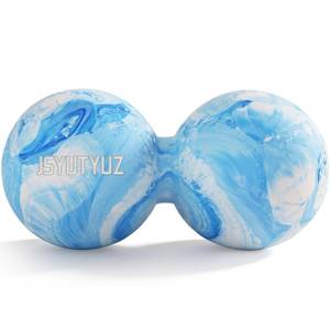 lot 4493 image: JSYUTYUZ Peanut Lcarosse Ball for Myofascial Release, SGS Certification, Massage Deep Tissue for Shoulder and Back, Trigger Point Therapy, Muscle Knots, Peanut Massage Ball for Muscle Pain