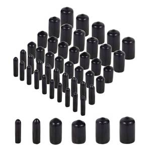 lot 6389 image: Aleric Rubber End Caps - 60pcs Flexible Screw Thread Protector Covers Rubber Bolt Covers Caps for Metal Tube Rod in 6 Sizes 2mm,3mm,6.5mm,8mm,10mm,12mm
