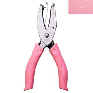 lot 6431 image: AIEX 1 mm Hole Diameter Hole Diameter Hole Punch with Pink Handle for Craft Paper (Small Circle)
