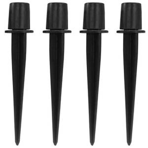 lot 6432 image: Litoexpe 4 Pack Metal Solar Lights Stake, Replacement Spike Ground Stake for Garden Lights Outdoor Enthusiasts