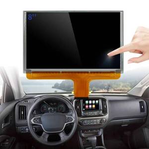 lot 8305 image: 8 Touch Screen Digitizer Replacement for Chevy Silverado GMC Sierra Tahoe Yukon 2014-2019 MyLink Navigation Radio Display Repair Kit Fix Ghost Touch Bubbles Compatible with LCD DJ080PA-01A