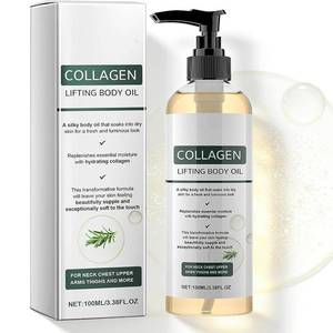 lot 8323 image: Hydrating Collagen Oil For Body & After Shower, Visible Anti Aging Skincare Moisturizer Collagen Body Oils For Women & Men Helps Soften Appearance Of Crepey Skin(1 Pack-3.38 Fl Oz)