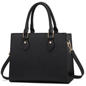 lot 8328 image: CHICAROUSAL Crossbody Purses and Handbags for Women PU Leather Tote Top Handle Satchel Shoulder Bags (1 LiZ Black)