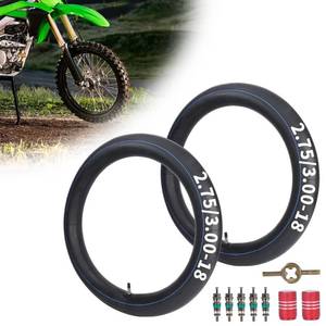 lot 10011 image: RUTU 2.753.00-17 Inner Tubes with TR4 Straight Valve Stem for 8090-17 Tire CT110 Trail 1980-1986 CT90 Trail 1970-1979 - 2Pack