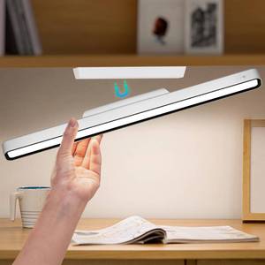 lot 11644 image: XmnSoly Desk Light Bar 16.5in Magnetic Rechargeable LED Light Bar, 3000K, 4500K, 6000K Color Temperature Battery Powered Under Cabinet Lighting for Desk, Home Office, Shelf, Reading