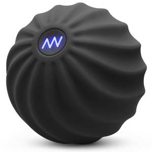 lot 12289 image: Easewand 2.4 Mini Electric Vibrating Massage Ball, 10-Speed Fitness Yoga Massage Roller for Palm, Hand, Foot, Leg, Neck, Back, Multi-Directional Massage Ball (Black)