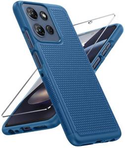 lot 12290 image: FNTCASE for Moto G 20262025 Case Moto G Play 2026Moto G Power 2025 Case Dual Layer Military Protective Heavy Duty Cell Phone Cover with Screen Protector Shockproof Rugged Non Slip Textured (Blue)