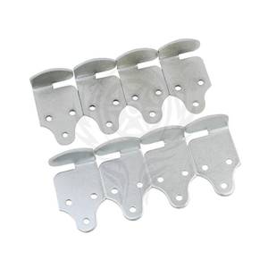 lot 12305 image: 8 PC Utility Trailer Rack Wood Panel Sides Stake Bed Gate Latch Corner Connector Stake Body (4 Corners)