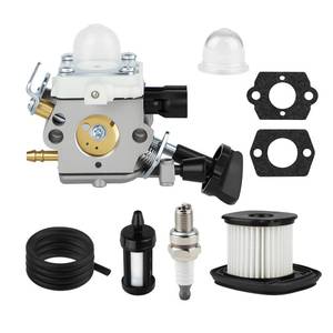 lot 12325 image: SIMPERAC BG86 Carburetor for Stihl BG86C Blower BG86 SH86 Carburetor replace for Zama C1M-S261B, 4241 120 0616 with HD2 Air Filter BG86 Blower Parts