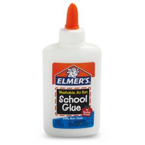 lot 12337 image: Elmers Liquid School Glue, Washable, Safe and Nontoxic, 4oz, 1 Count - Back to School Supplies