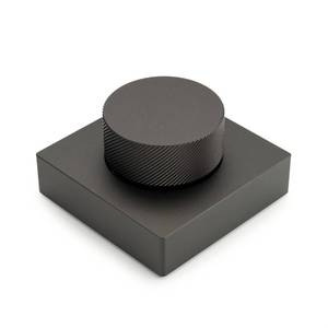 lot 12370 image: Anticater VK-01 Wireless Volume Knob - Bluetooth & 2.4 GHz Audio Controller for Windows & Mac, USB-C Wired Option, CNC Aluminum Media Dial with Custom Macro Software (Anodized - Gunmetal)