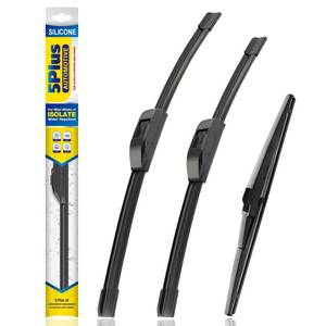 lot 13396 image: 5 PLUS� Silicone Windshield Wipers Replacement for 2009 2010 2011 2012 2013 2014 2015 2016 Toyota Venza Wiper Blades(Set of 3),Automotive Replacement Windshield Wiper Blades For My Car-262212
