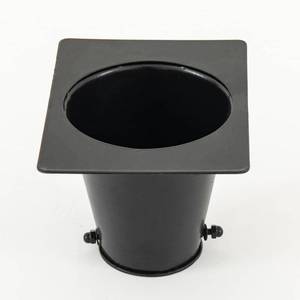 lot 14053 image: Yepfomi Rain Chain Gutter Adapter, Black Powder Coated Gutter Adapter Rust Resistant Rain Chains for Outside (Black Adapter)