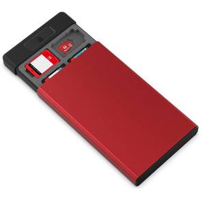 lot 14066 image: HEIYING Switch Game Card Case for Nintendo Switch 2 2025  OLED  Lite Games Cards, Metal Game Storage Holder with 20 Games Card Slots and 20 Micro SD Cards Slots
