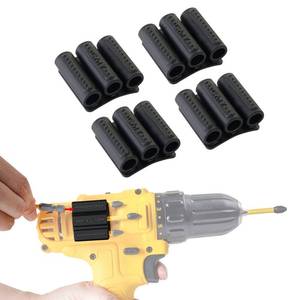 lot 14079 image: CNCSS Drill Bit Holder Tool Holster for DEWALT Milwaukee - Pack of 4 - Carry up to 6 Driver Bits on The Side of Your Power Drill or Driver