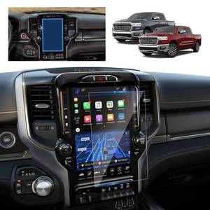 lot 14089 image: BSTW Ram 12 Inch Screen Protector for 2019-2026 Dodge Ram 1500 2500 3500 Uconnect 5 Nav Pickup Truck 12-In Display Ram 1500 Accessories 9H Anti-Scratch Tempered Glass Protective Film