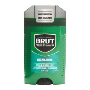 lot 14151 image: BRUT Signature Scent Antiperspirant and Deodorant - Scented Deodorant Stick for Men - Powerful Sweat Protection - Eliminates Odors - 2.7 oz