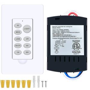 lot 14158 image: MOVHEIYL Universal Ceiling Fan Remote Control Kit, 3-in-1 AC Motor Ceiling Fan Light Timing & Speed Remote, for HunterHarbor BreezeWestinghouseHoneywellOther Ceiling Fan lamp