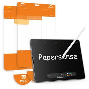 lot 14169 image: OMOTON PAPERSENSE Paper Screen Protector for iPad Pro 12.9 Inch, 6543th (2022202120202018), Matte Glass with Easy Install Dust-free Tray, Apple Pencil Support, Paper-feel, Anti-glare, 2 Pack