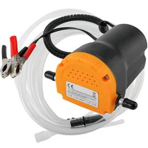 lot 19870 image: Amarine Made Oil Pump, Oil Extractor Pump 12V 60W Oil Removal Pump for Fluid Change, Electric Oil Change Transfer Pumps, Easily Scavenge Fluid from Cars, Motorcycles, RVs, Boats, and lawn Equipment (Used)