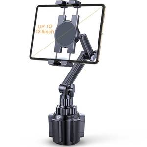 lot 19898 image: Coolpow Cup Holder Tablet Holder for Car��15 Height Adjustable�� Car Cup Holder ipad Car Mount for Truck Stand Car Tablet Holder Multi Angle Car Mount for All 4.7-13 Apple iPad Samsung Galaxy Tab