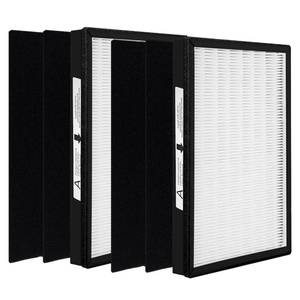 lot 19939 image: Skydiras Type A True HEPA Replacement Filter Size A, Compatible with Filtrete FAP-C01-A and IDYLIS AC-2119, IAP-10-100, IAP-40-140, IAP-10-150 Air Purifier, Part #1150096, 2 H13 HEPA  4 Pre-filters