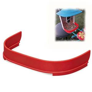 lot 20033 image: Seed Splash Guard with Fence Design �� Compatible with BirdSnap Feeder �� 3D Printed Spill-Prevention Shield, Easy Clip-On Install
