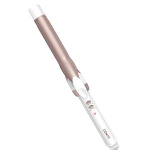 lot 20047 image: Conair Double Ceramic 1-Inch Curling Iron, 1-Inch Barrel Creates Classic Curls, Hair Curler for Use on Short, Medium, & Long Hair, WhiteRose Gold
