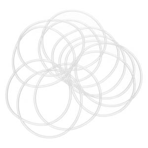 lot 20055 image: PATIKIL Silicone O-Rings, 12 Pcs 65mm OD 61mm ID 2mm Thick Sealing Washer Gasket Rings for Car Auto Vehicle Plumbing Repair Air Gas Sealing Connections, White