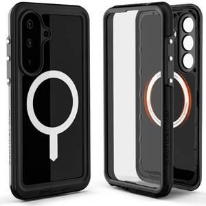 lot 20066 image: Ghostek Nautical Slim Galaxy S26 Plus Waterproof Case Rugged with Screen Protector, Camera Lens Cover and Magnetic MagSafe Compatible with Samsung S26 2026 (6.7) (Black)