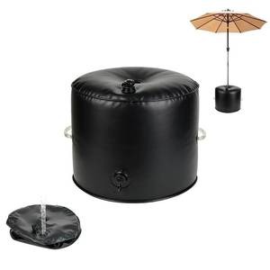 lot 20099 image: 110 LBS Patio Umbrella Base Weight Bag, Heavy Duty Water Filled Umbrella Weights, Weatherproof Foldable Base Weight for Outdoor Market Umbrella, Cantilever & Offset Bases, Fits 1.5 Pole