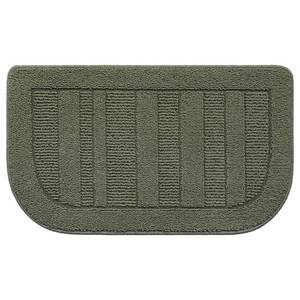 lot 20485 image: BEQHAUSE 30x18 Inch Kitchen Rug Mat Durable Kitchen Rugs Non-Slip Washable Absorbent Kitchen Mats for Floor Dirt-Resistant Semicircular Kitchen Mat (Green)
