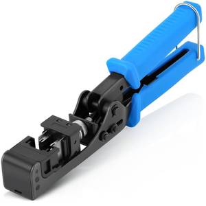 lot 20486 image: Everest easyJACK - 90° Angled Speed Termination Keystone Tool - Time Saver Network Punch Down Tool - To Be Used ONLY with Everest 90° Angled RJ45 Cat5e, Cat6a and Cat6 Keystone Jacks (B087N7QQD2)