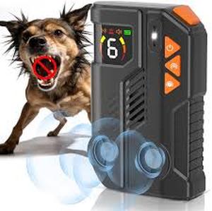 lot 14182 image: Automatic Ultrasonic Bark Control Device Q13 with HD Display