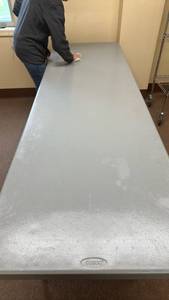 lot 11616 image: Cosco Folding Table 8 Foot Rectangular