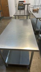 lot 11625 image: Stainless Steel Commercial Work Table 5��